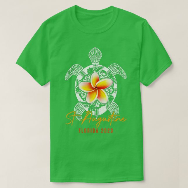 Camiseta Rua Augustine Sea Turtles Férias 2 (Frente do Design)