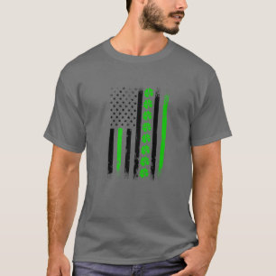 Camiseta Rua: Bandeira do Dia de Patrick nos Estados Unidos