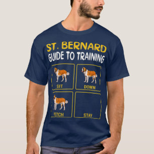 Camiseta Rua Bernard Guide Para Treinar Obediência Aos Cães