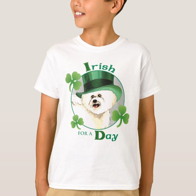Camiseta Rua, Bichon do Dia de Patrick (Frente)