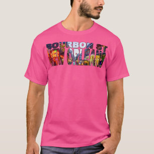 Camiseta RUA BOURBON Nova Orleans Louisiana EUA Titerna