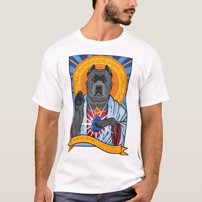 Camiseta Rua. Camisa-T do Corso Cane (Frente)