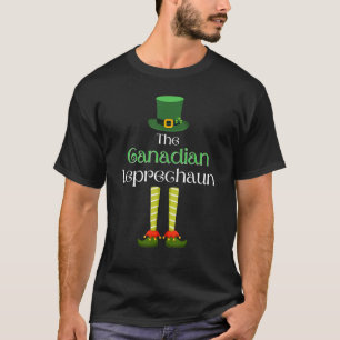 Camiseta Rua Canadense Leprechaun Matching Family Group. Pa