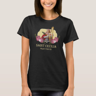 Camiseta Rua Cecilia Patron Santo De Músicos Católicos