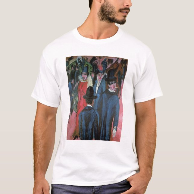 Camiseta Rua Cena de Berlim, 1913 (Frente)