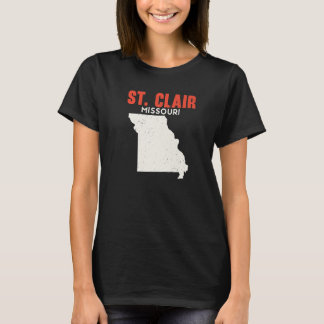 Camiseta Rua Clair Missouri EUA State America Viagem Missou
