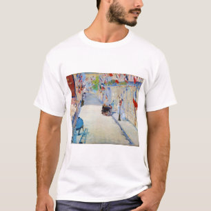 Camiseta Rua com Bandeiras Francesas, Manet
