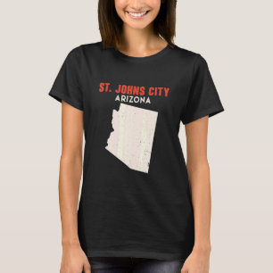 Camiseta Rua da cidade de Johns Arizona Estados Unidos Amér