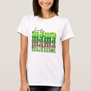 Camiseta Rua da mamãe sortuda. Dia do Patrick