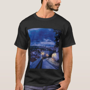 Camiseta Rua da noite em Praga