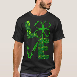 Camiseta Rua Da Seringa Do Stetoscope Patrick S Day Enferme