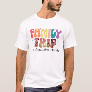 Camiseta Rua da Viagem Familiar, Férias da Família Augustin