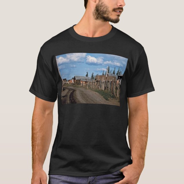 Camiseta Rua da vila de Yukon do forte (Frente)