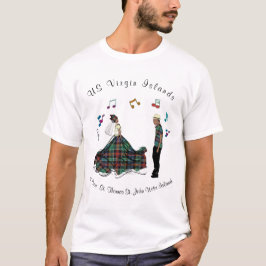 Camiseta RUA das Ilhas Virgens dos EUA. Rua Croix. Thomas M