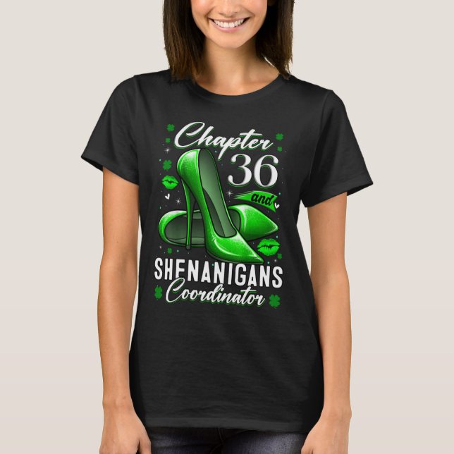 Camiseta rua de 36 anos Dia de Patrick Shenanigans Coordina (Frente)
