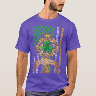 Camiseta Rua De Bandeira Da Irlanda Na Irlanda, Patrick Day