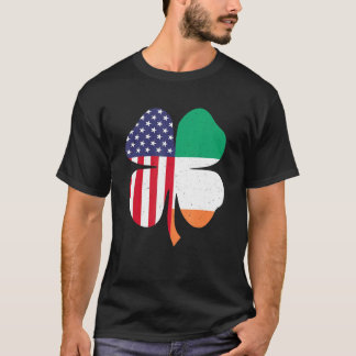 Camiseta Rua de Bandeira do Véu Irlandês Americano. Dia de 