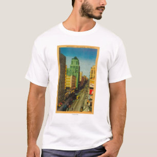 Camiseta Rua de Broadway em Los Angeles, CA