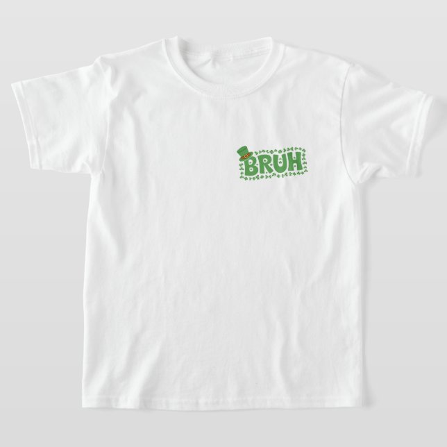 Camiseta Rua de Bruh, o duende irlandês Leprechaun. Humor d (Postura )