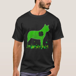 Camiseta Rua de Cães de Gado Australiano. Xamã Bonita do Di