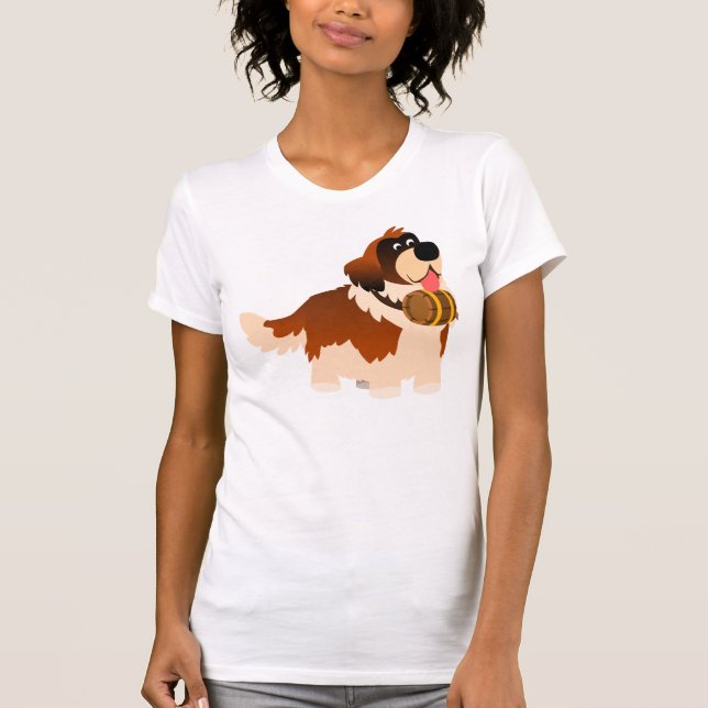 Camiseta Rua de Cartoon Bonita Bernard Women T-Shirt (Frente)