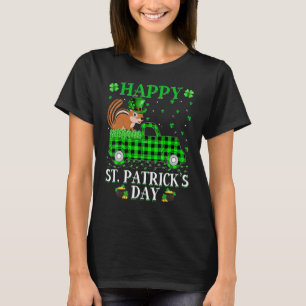 Camiseta Rua de Chipmunk Engraçado Xadrez Buffalo Verde Cam