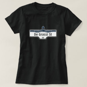 Camiseta Rua de DeGrassi, sinal de rua de Toronto