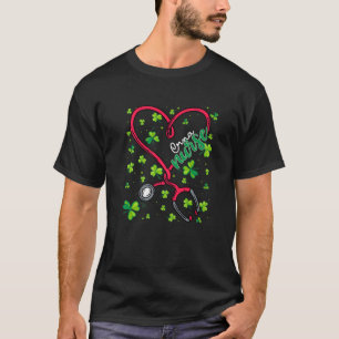 Camiseta RUA de Enfermeira CRNA. Dia de Patricks Love Steth