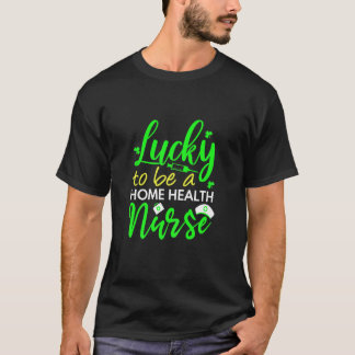 Camiseta Rua de enfermeira de saúde em casa.
