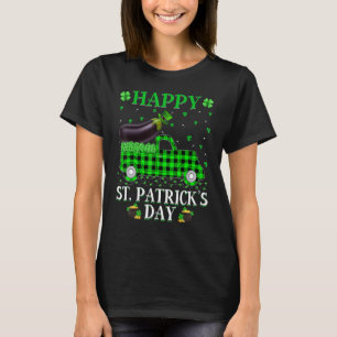 Camiseta Rua de Fruta de Eggplant Xadrez Buffalo Green