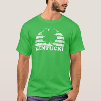 Camiseta Rua de Kentucky. O dia de Patrick e o irlandês