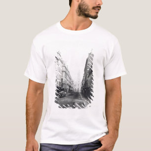 Camiseta Rua de la Chaussee-d'Antin, Paris, 1858-78