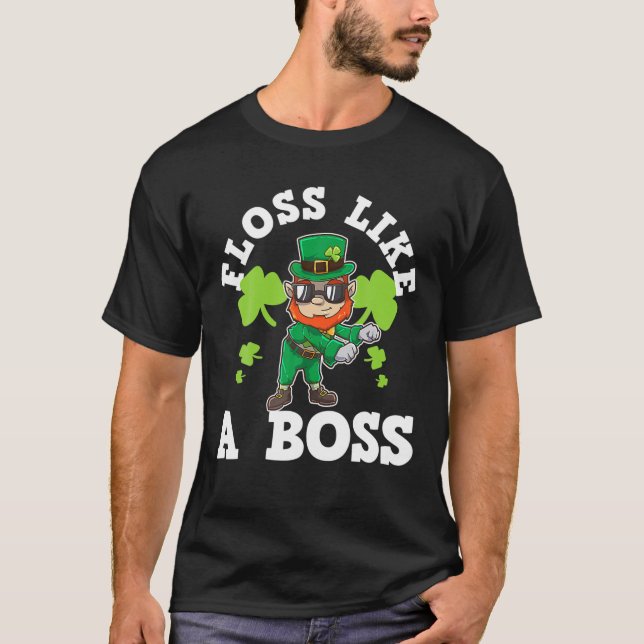 Camiseta Rua de Leprechaun, dia de Patrick (Frente)