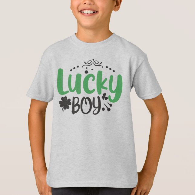 Camiseta Rua de Lucky Patrick T-Shirt para Crianças (Frente)