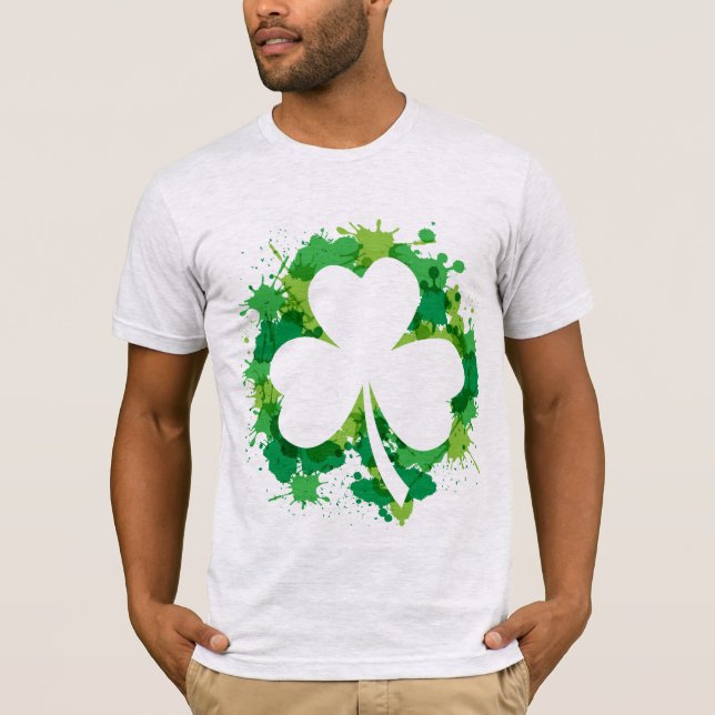 Camiseta Rua de Mens. Patricks Clover T-Shirt (Frente)