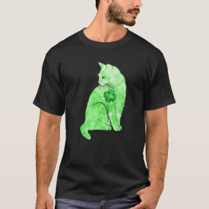 Camiseta Rua De Molho De Gato Verde...