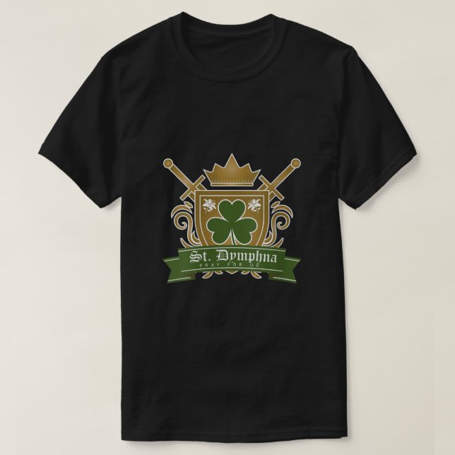 Camiseta Rua de mulheres Dinfhna Irish Princess Dia de São  (Frente do Design)