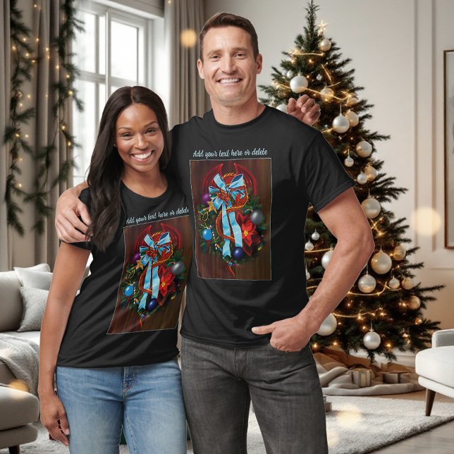 Camiseta Rua de Natal do Dragão Vermelho (Criador carregado)