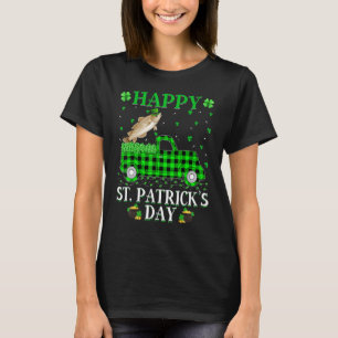Camiseta Rua de Peixes de Bacalhau Verde da Xadrez Buffalo