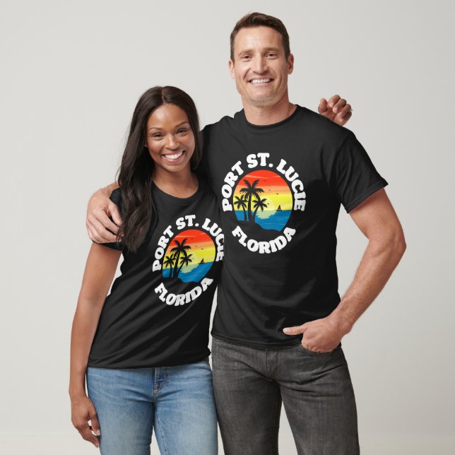Camiseta Rua de Porto, Lucie, Flórida (Unissex)