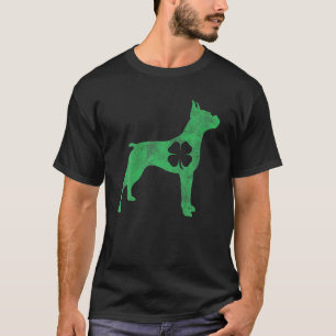 Camiseta Rua de presente de cachorro boxer. Roupa de Shamro