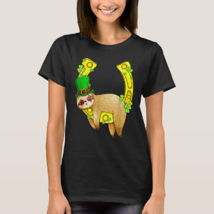 Camiseta Rua de Shamrock Lloth Napping Leprechaun Horsfere