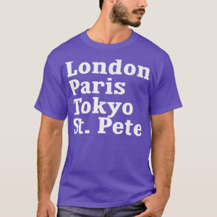 Camiseta Rua de Tóquio de Paris de Londres