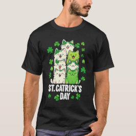 Camiseta Rua. Dia de Carro - Rua de Gato Irlandês Bonita.