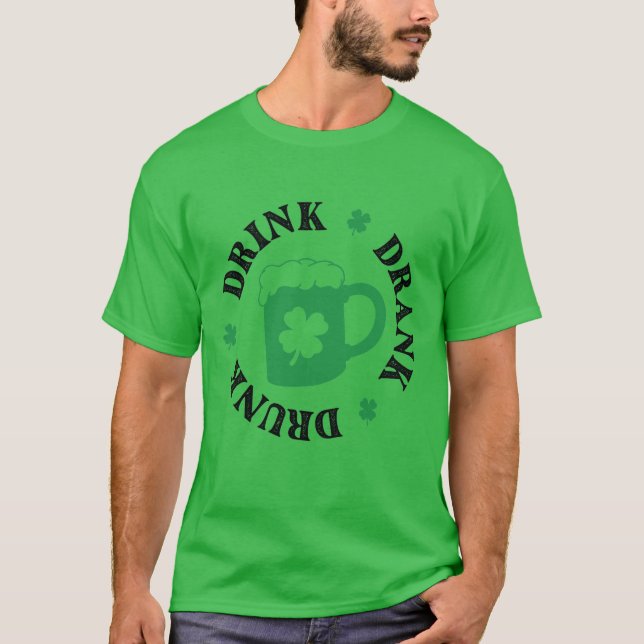 Camiseta Rua, dia de Patrick Beber Bebado (Frente)