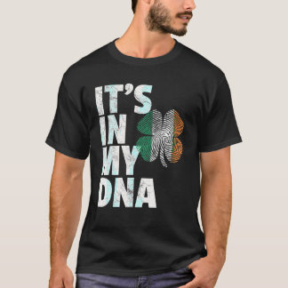 Camiseta Rua Dia de Patrick Está no Meu DNA Irish Flag Sham