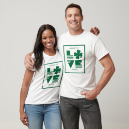 Camiseta Rua. Dia de patrick feriado na Irlanda