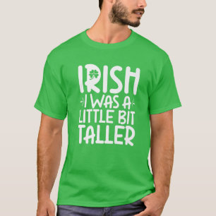 Camiseta Rua. Dia de Patrick, Pessoas Curtas Irlandesas Eng