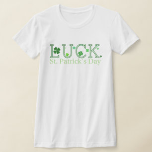 Camiseta Rua, dia de Patrick, sorte em T-Shirt