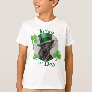 Camiseta Rua, dia de Patrick, Terrier escocês
